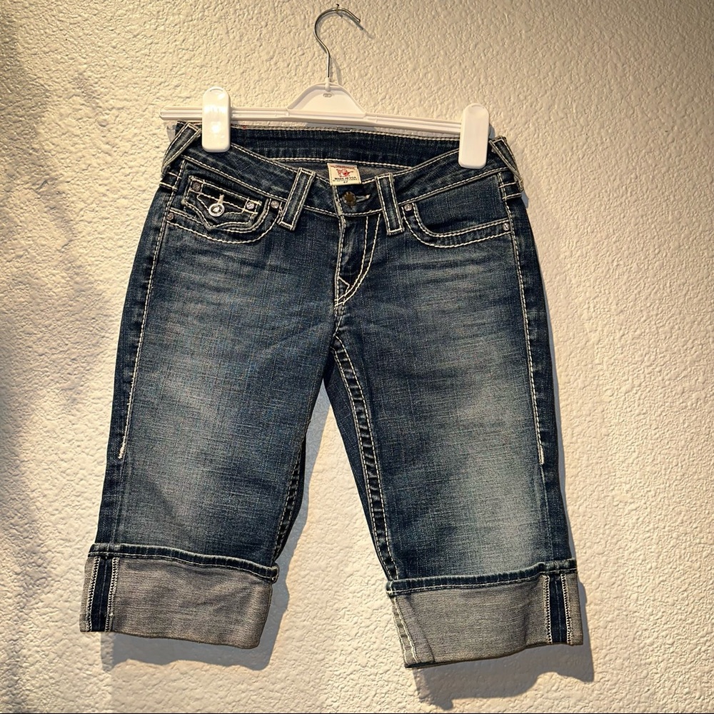 True Religion Bermuda Cuffed Shorts